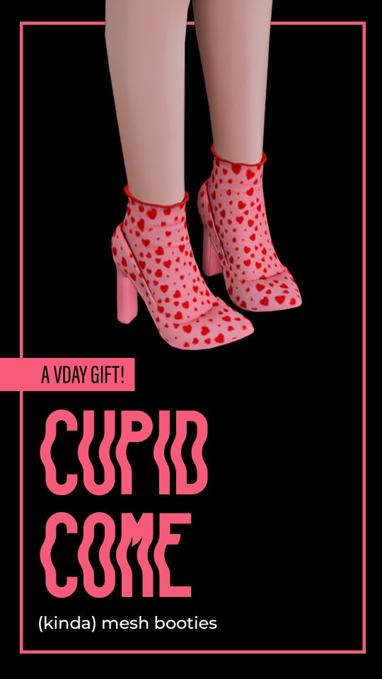 Cupid Boots Sims 4 Valentines Day CC