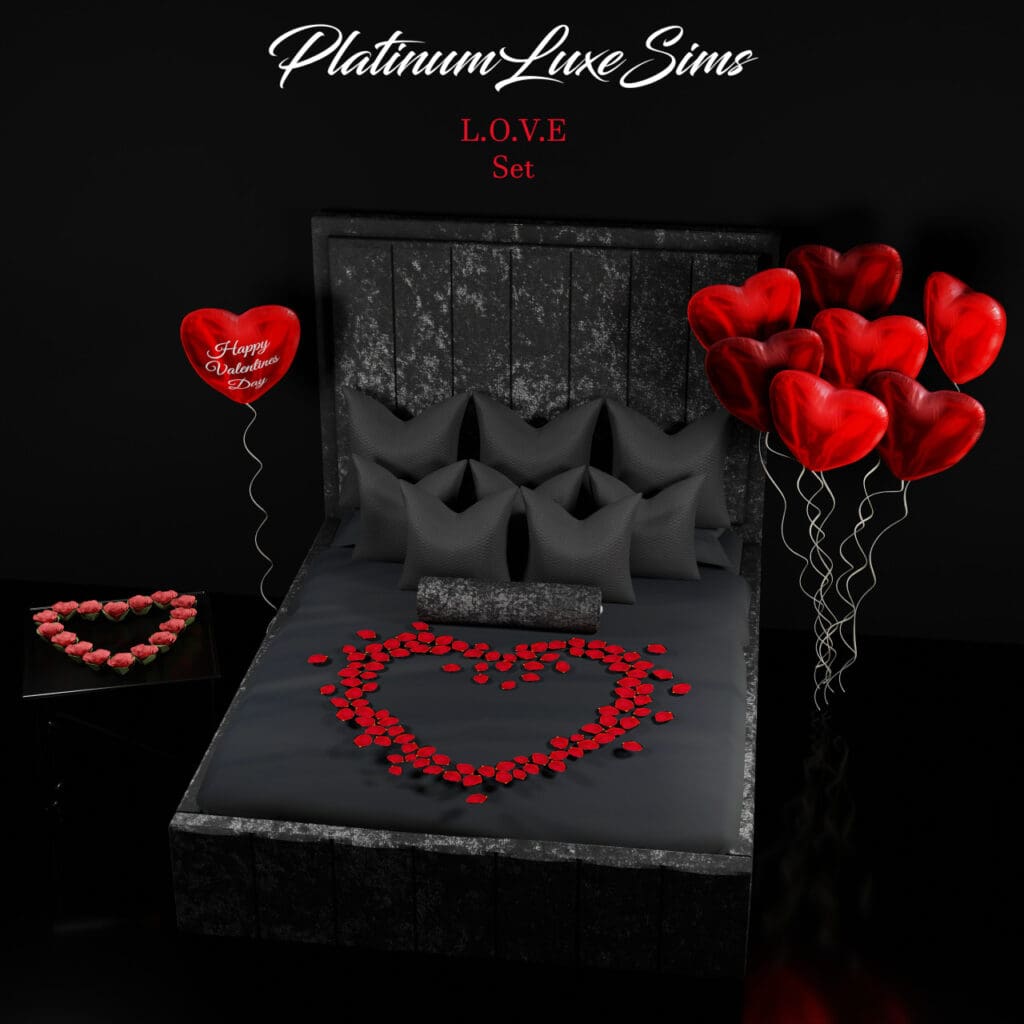 Love Decor Sims 4 Valentines Day CC Collection