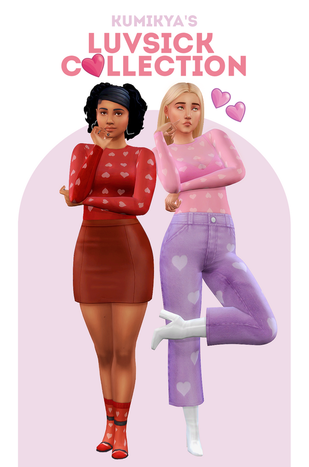 Lovesick Sims 4 Valentines Day CC Clothes