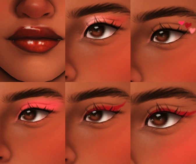Soulmate Eyeliner Sims 4 Valentines Day CC