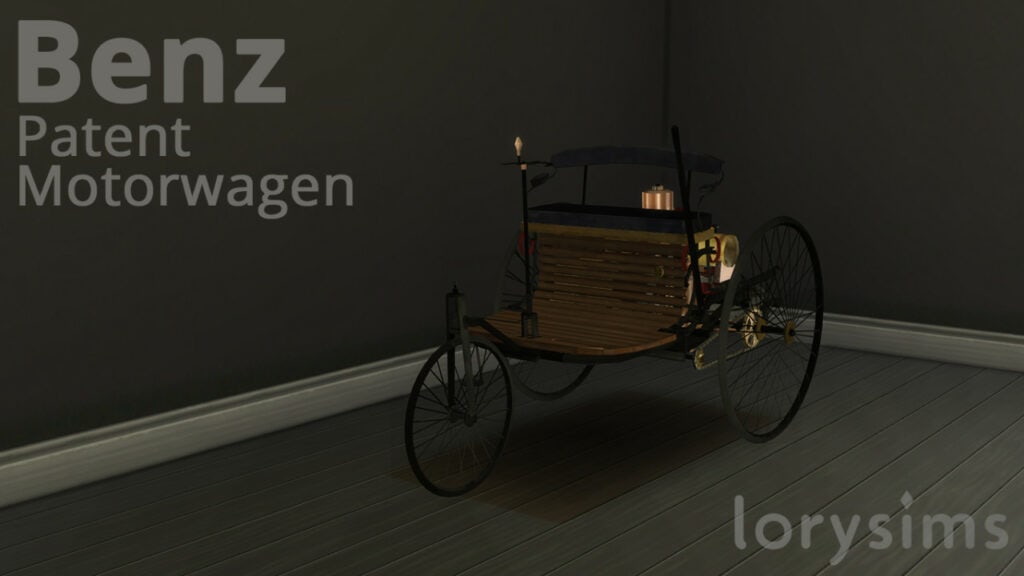 1886 Benz Patent Motorwagen by LorySims
