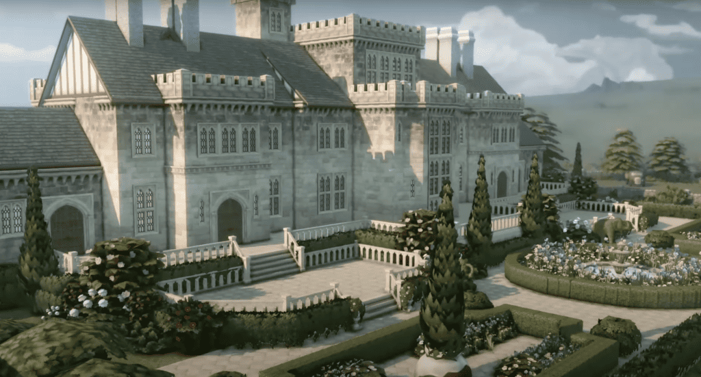 Sims 4 Castle British Mansion