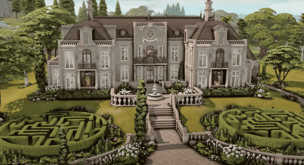 Sims 4 French Chateau Palace