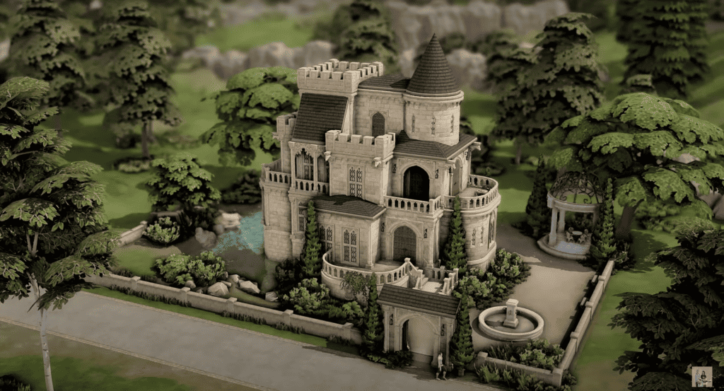 Sims 4 Small Castle Build By BojanaSims