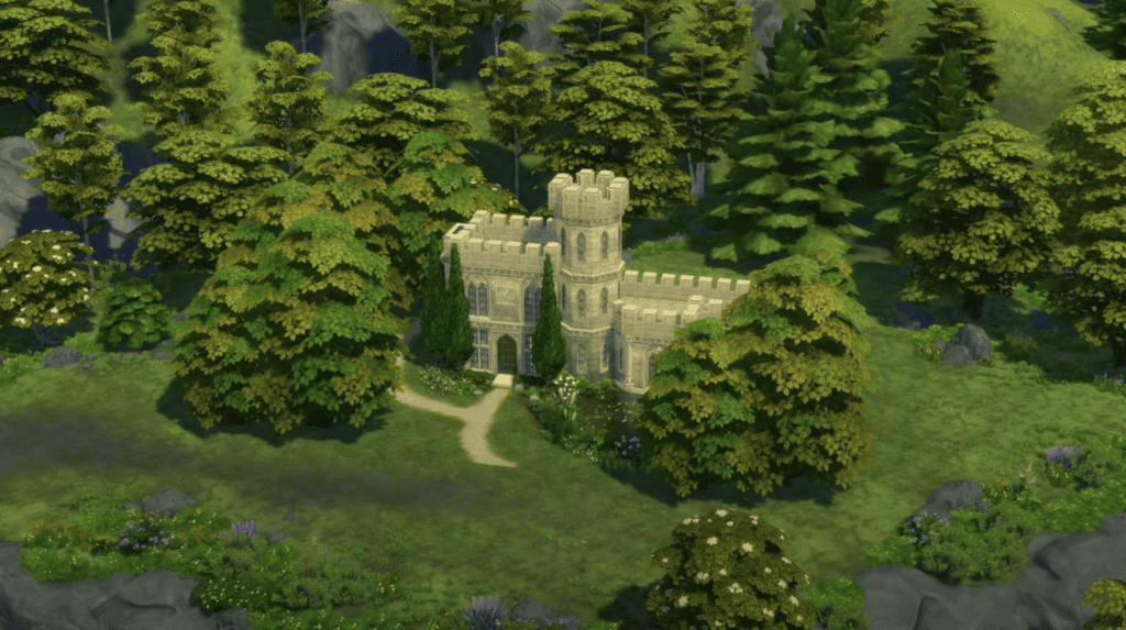 Small And Secret Sims 4 Castle Build