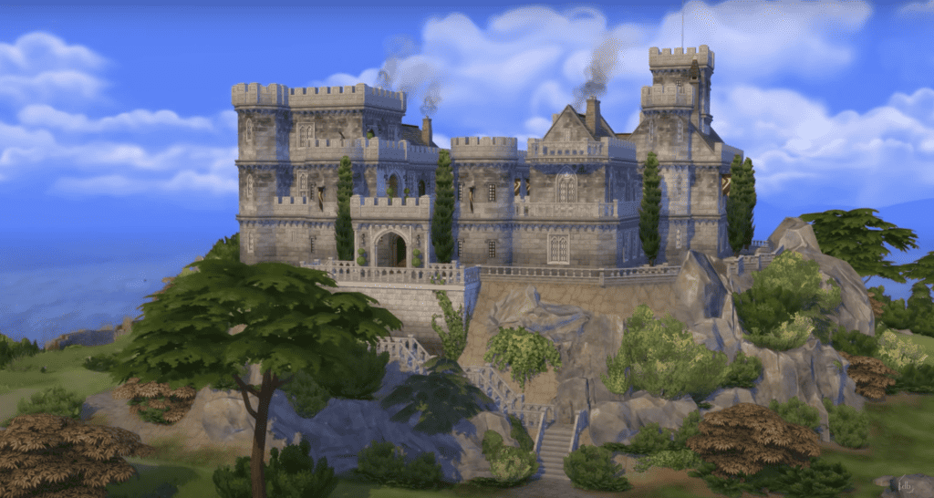 Windenburg Isle Sims 4 Castle by Devon Bumpkin