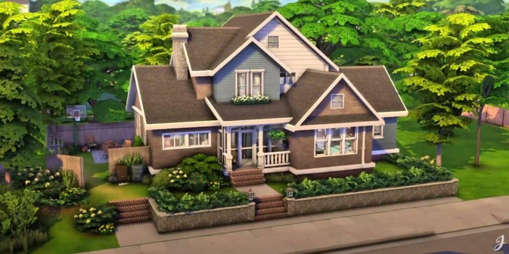 Realistic Suburban Sims 4 Family House by Jessicapie