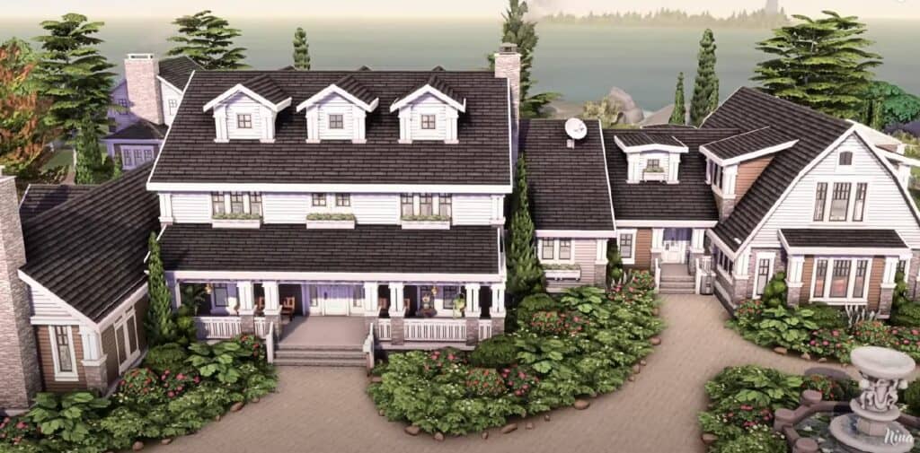 Giant and Gorgeous Nina Schmidt Sims 4 Family House Build