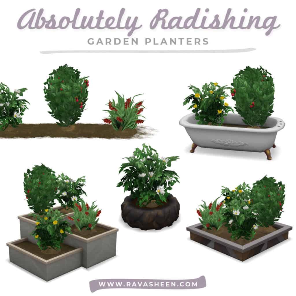 Absolutely Radishing Garden Planters by Ravasheen