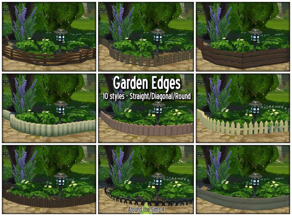Garden Edges by Around the Sims 4