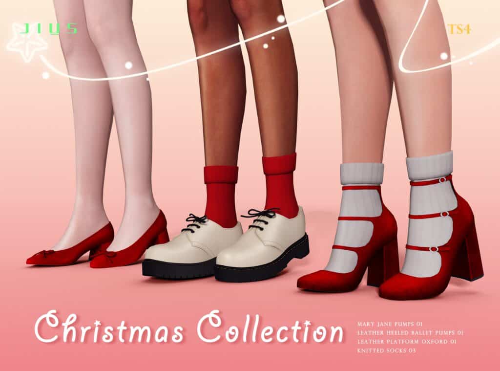Christmas Collection Shoe Set by Juis-sims