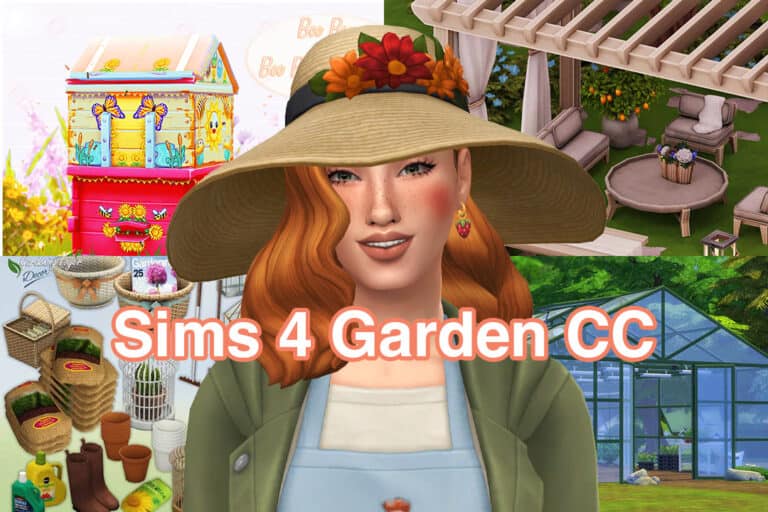 30+ Amazing Sims 4 Garden CC (And Must-Have Gardening Mods!)