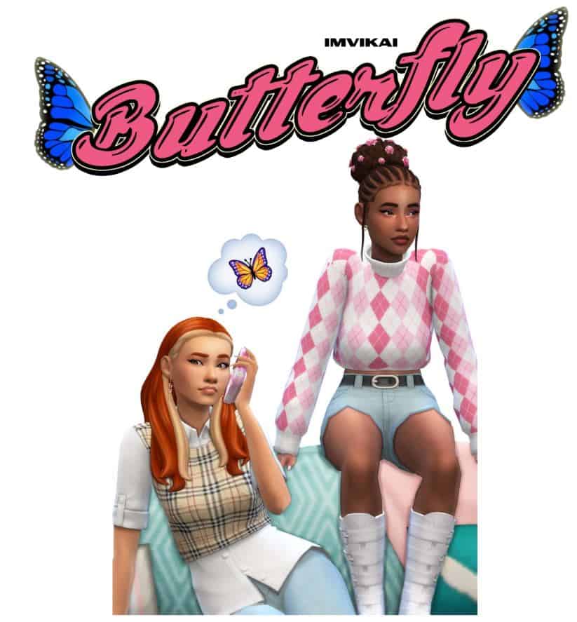 Butterfly Sims 4 Teen CC Collection by ImVikai