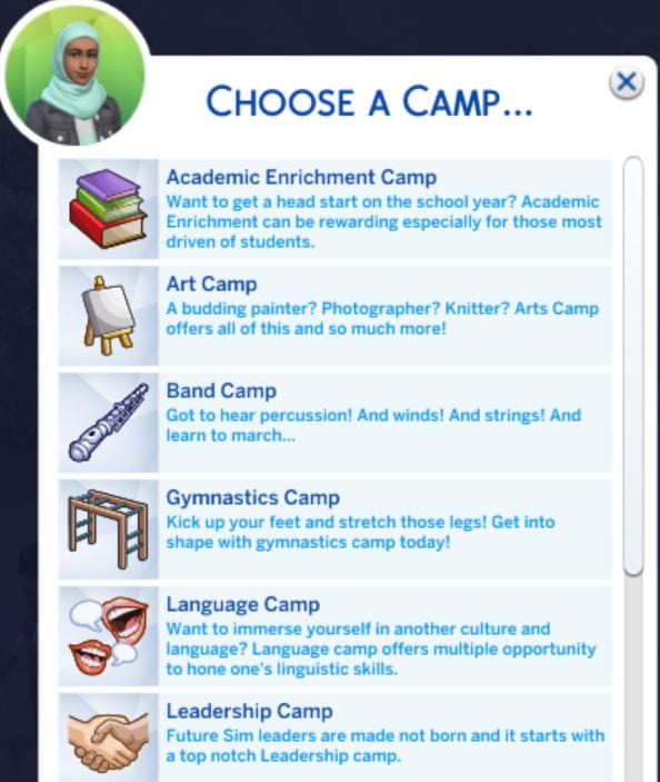 Summer Camp Sims 4 Teen CC Mod by a.deep.indigo
