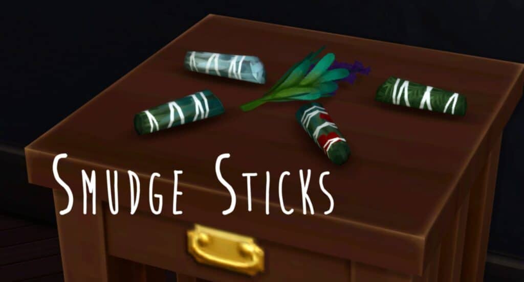 Smudge Sticks Sims 4 Witchy CC by teanmoon