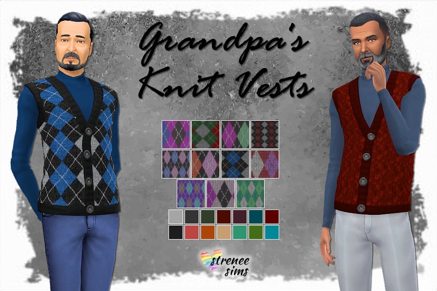 Grandpa’s Knit Vests by Strenee Sims