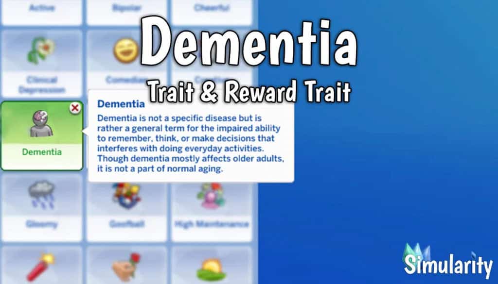 Dementia Trait by Simularity