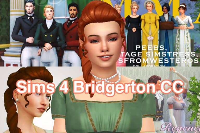 Sims 4 Bridgerton CC Featured Image