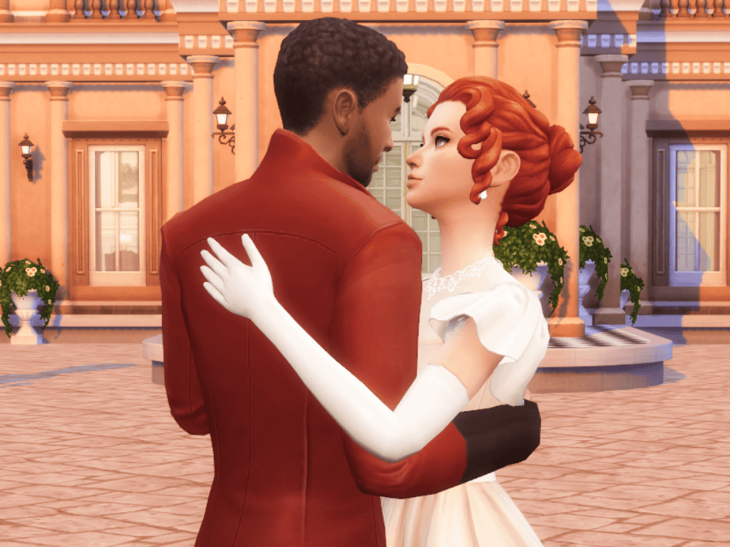 Lovers Sims 4 Bridgerton CC Pose Pack by FromtheSea