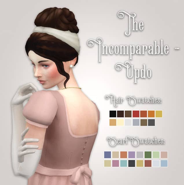 Incomparable Sims 4 Bridgerton CC Hair by HistoricalLifeSims