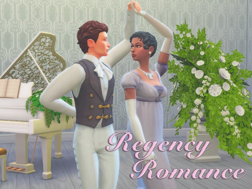 Regency Romance Mod Sims 4 Bridgerton CC by Jane Simsten