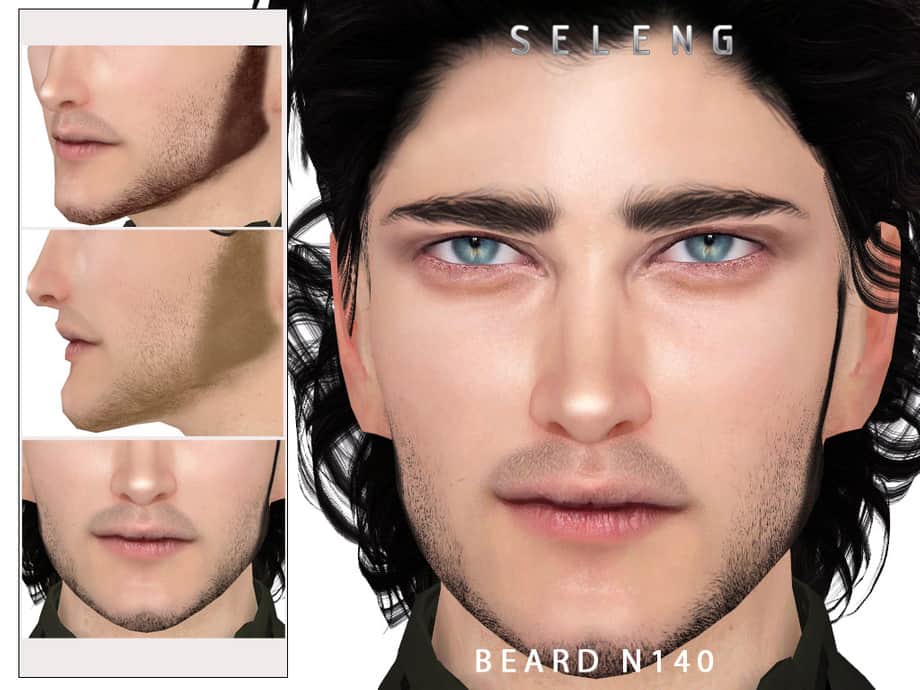 Anthony Sims 4 Bridgerton CC Facial Hair by Seleng