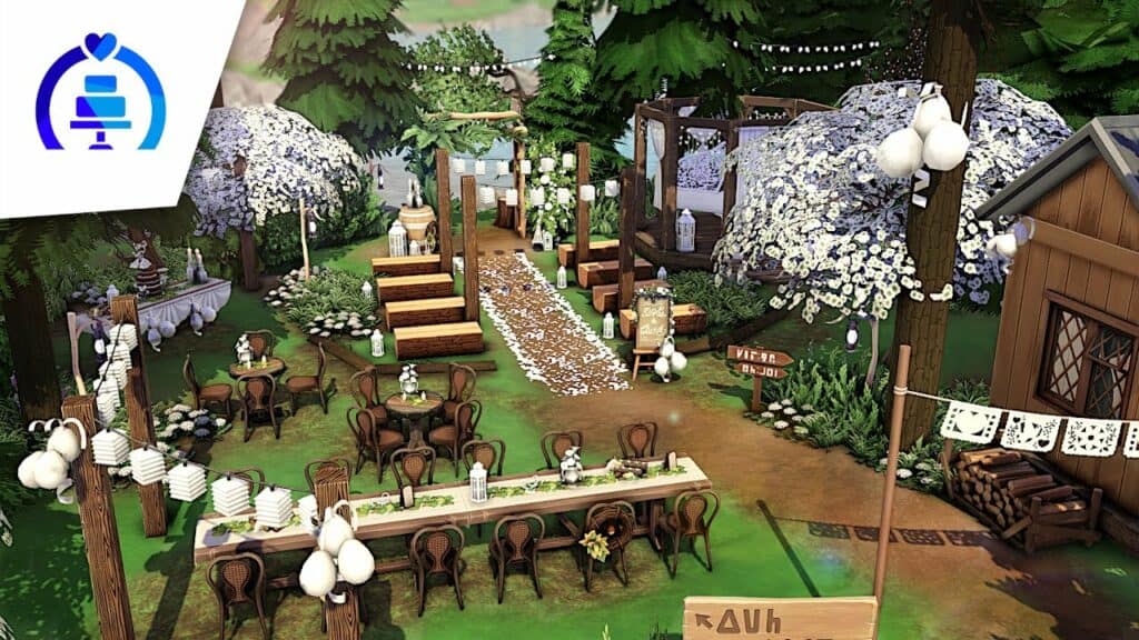 Magic Forest Wedding by Sims 4 Creations