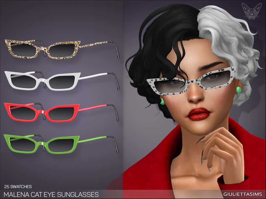 Malena Cat Eye Sunglasses by Feyona