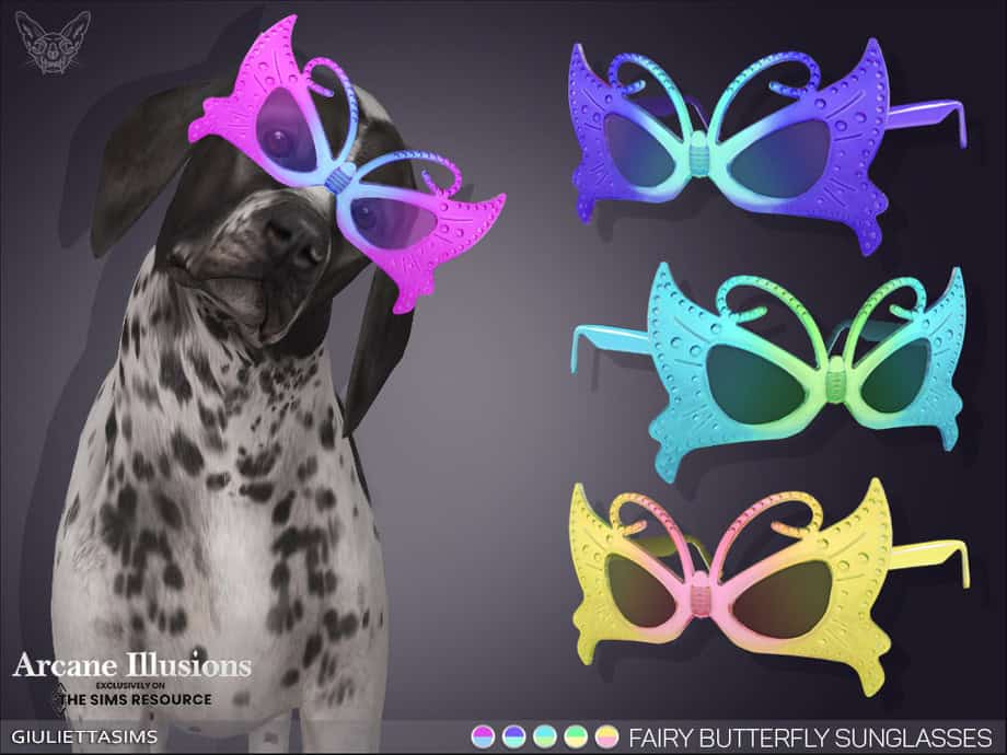 Arcane Illusions - Fairy Butterfly for Dogs Sunglasses by Feyona