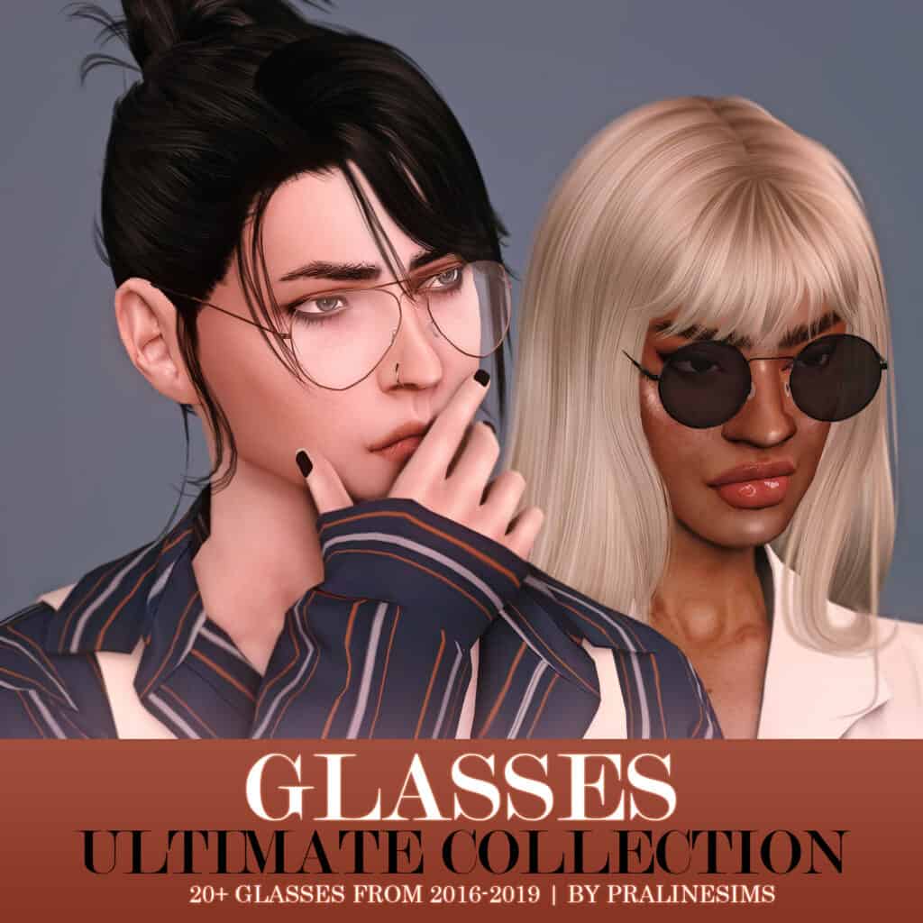 Glasses Ultimate Collection by Pralinesims
