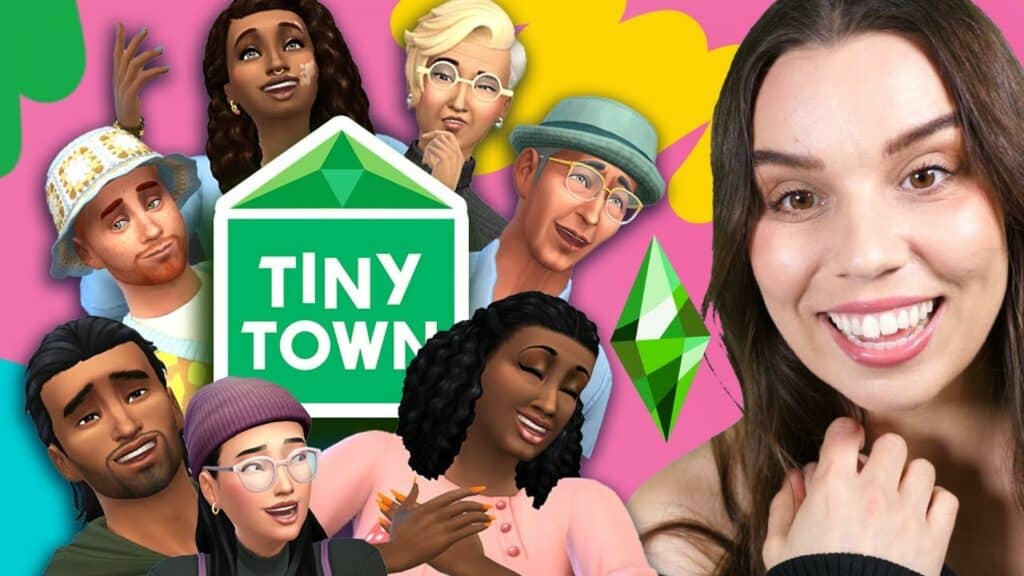 Tiny Town Sims 4 Gameplay Challenges by Deligracy