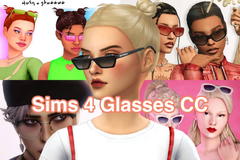 35+ Stunning Sims 4 Glasses CC Links For CAS-Lovers